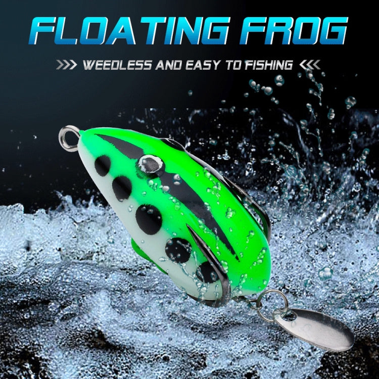 PROBEROS FR038 Simulation Thunderfrog Lure Fake Lure Blackfish Bait Converted Thunderfrog Soft Bait, Size: 5g/4cm(Color B)