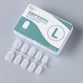 10pairs Of 100pcs/Box Frosted False Nails Artificial Tip, Shape: Short Square L