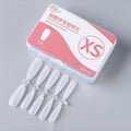 10pairs Of 100pcs/Box Frosted False Nails Artificial Tip, Shape: Long Ladder XS