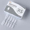 10pairs Of 100pcs/Box Frosted False Nails Artificial Tip, Shape: Medium Oval XS