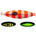 PROBEROS LF124 Deep Sea Iron Plate Lead Fish Fishing Lure Slow Sinking Rocking Luminous Boat Fishing Bait, Size: 120g(Color A)
