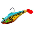 PROBEROS DW6085 Sea Bass Leadfish Soft Lure T-Tail Software Baits Sea Fishing Boat Fishing Bionic Lures, Size: 8cm/9.5g(Color A)