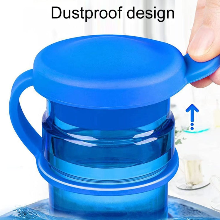 5pcs Household Bottled Water Bucket Lid Pure Water Seal Dustproof Cover(Blue)