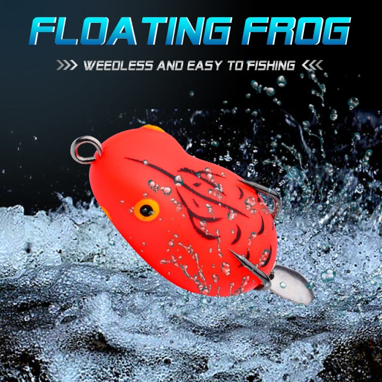 PROBEROS FR039 Mini Thunderfrog Lure Simulation Soft Bait Blackfish Fishing Lure, Size: 7g/4.5cm(Color D)