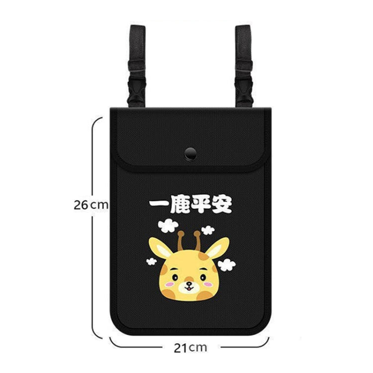 Electric Vehicle Portable Hanging Bag Waterproof Bicycle Front Storage Bag Stroller Pocket, Color: Deer