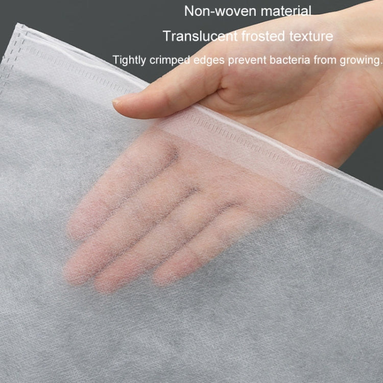 50pcs /Pack 32x38cm Middle Portable Thickened Non-Woven Anti-Yellowing And Sunscreen Shoe Bag Shoe Storage Bag
