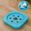 Multifunctional Kitchen Gas Bottle Storage Rack Flower Pot and Bucket Mobile Stand, Spec: Blue Universal Wheel