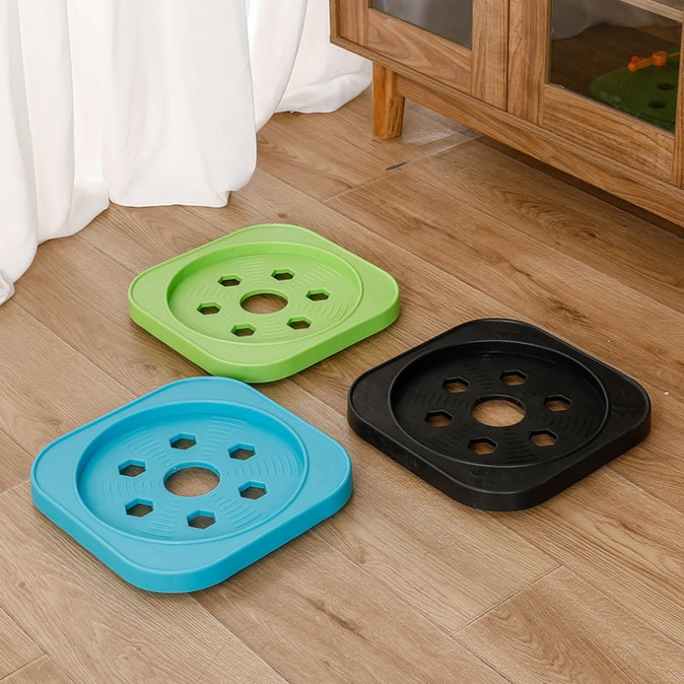 Multifunctional Kitchen Gas Bottle Storage Rack Flower Pot and Bucket Mobile Stand, Spec: Blue Universal Wheel