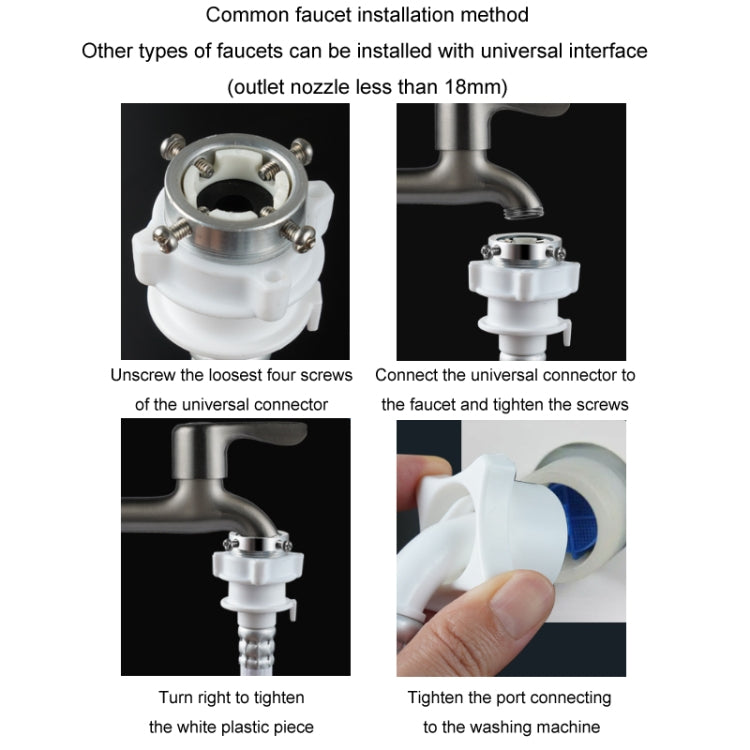Fully Automatic Washing Machine Water Inlet Hose Adapter, Length: 2m
