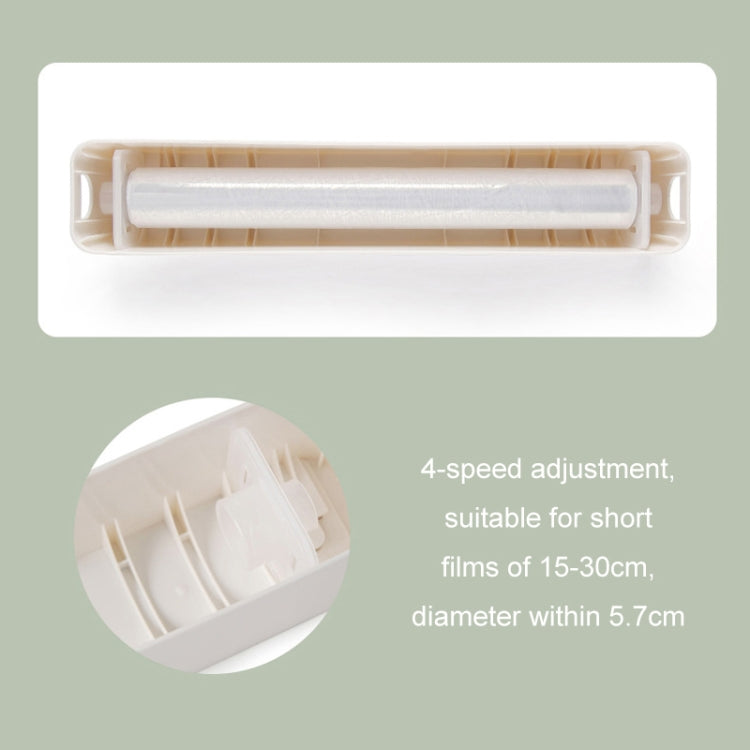 Wall-mounted Magnetic Cling Film Kitchen Paper Storage Cutter(Single Cutter)