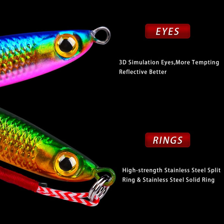 PROBEROS LF127 Long Casting Bait Small Leader Freshwater Sea Bass Fishing Warbler Spinnerbait, Size: 7g(Color A)