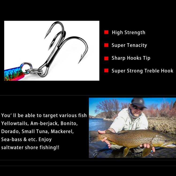 PROBEROS LF127 Long Casting Bait Small Leader Freshwater Sea Bass Fishing Warbler Spinnerbait, Size: 7g(Color D)