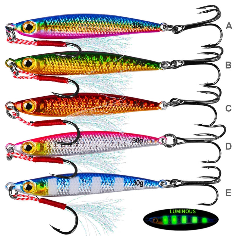 PROBEROS LF127 Long Casting Bait Small Leader Freshwater Sea Bass Fishing Warbler Spinnerbait, Size: 7g(Color B)