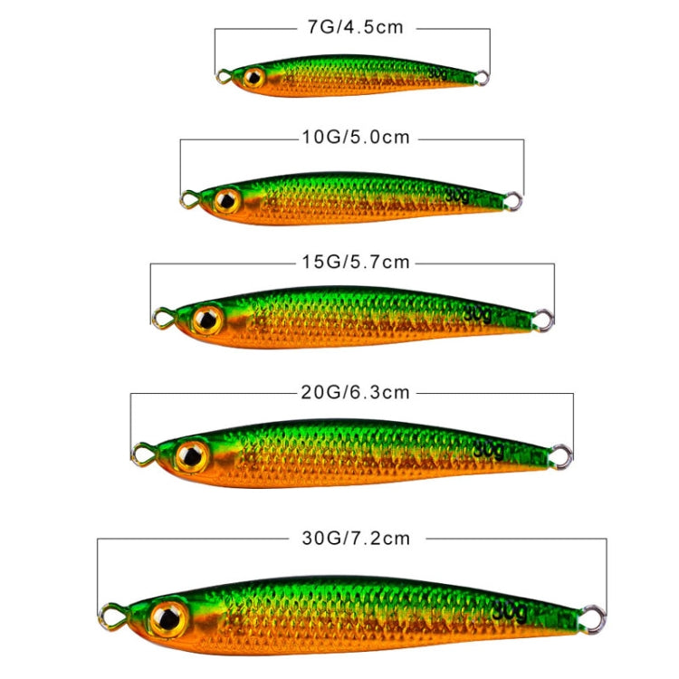 PROBEROS LF127 Long Casting Bait Small Leader Freshwater Sea Bass Fishing Warbler Spinnerbait, Size: 20g(Color D)