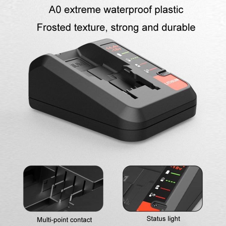 For BlackDeck 14.4~20V3A Tool Lithium Battery Charger, Specification: UK Plug