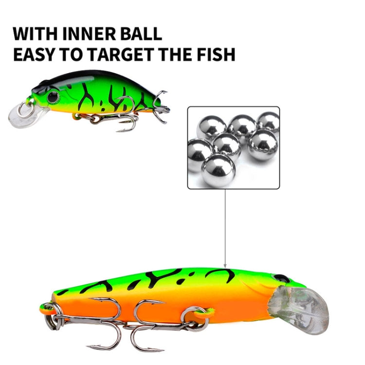 PROBEROS DW592 Sinking Minnow Lure Long Casting Fake Bait Bionic Plastic Hard Bait(Color E)