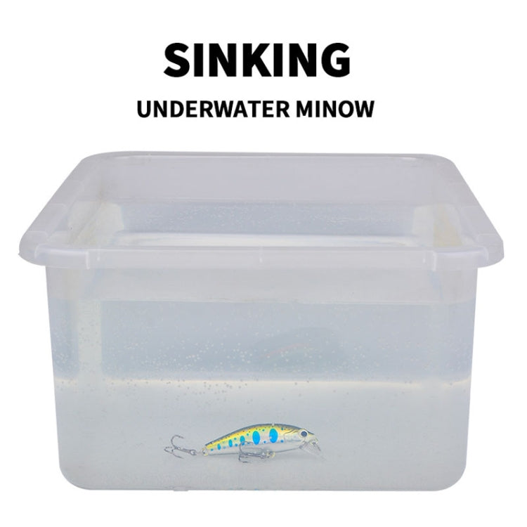 PROBEROS DW592 Sinking Minnow Lure Long Casting Fake Bait Bionic Plastic Hard Bait(Color D)