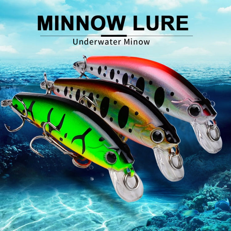 PROBEROS DW592 Sinking Minnow Lure Long Casting Fake Bait Bionic Plastic Hard Bait(Color E)
