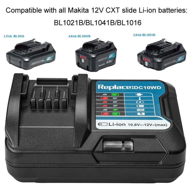 For MAKBL1013 10.8V~12V Lithium Battery Charger, Specification: AU Plug