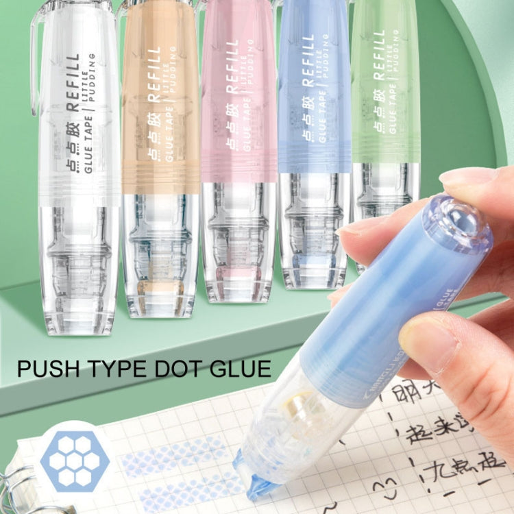 Push-Dry Quick Glue Stick Correction Tape Double Sided Adhesive For Handmade Handbook(Pink)