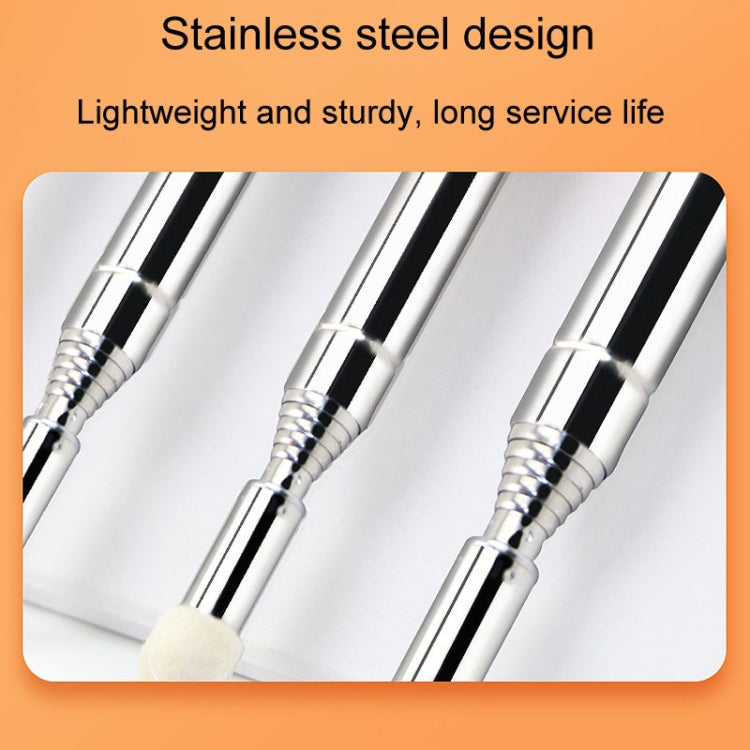 1m Teachers Telescopic Tactile Whip Pen For Classes E-Board Stylus Holder(Black)