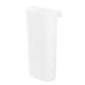 Desktop Computer Monitor Auxiliary Pen Holder Desk Adhesive Storage Box, Color: Trapezoid-White