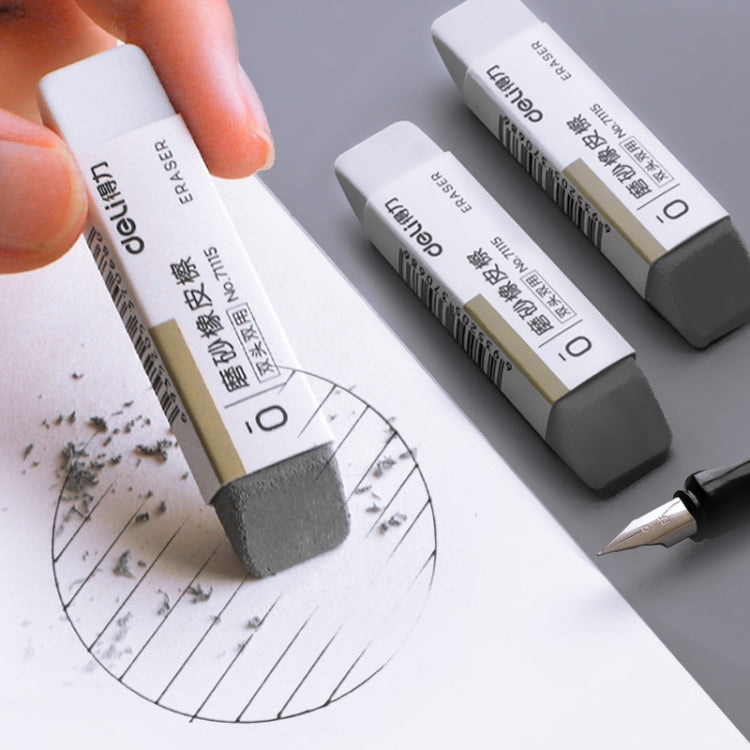 Deli 71114 Full Frosted Pen Eraser Erasable Pencil Neutralizer Pen