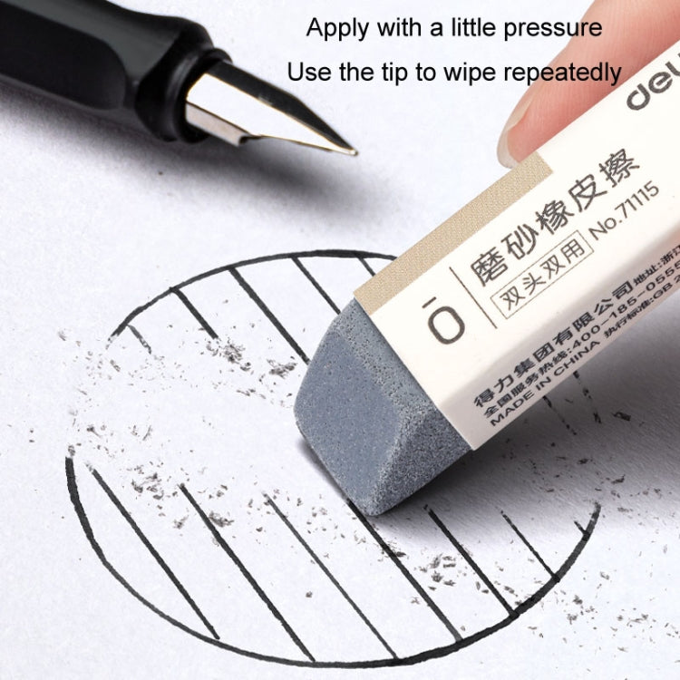 Deli 71114 Full Frosted Pen Eraser Erasable Pencil Neutralizer Pen