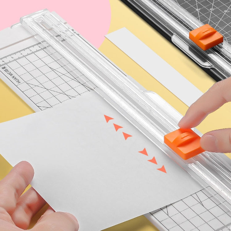 HUANMEI For A3 A4 A5 Paper Cutter With Pull-out Ruler DIY Small Portable Photo Die Cutting Machine(Pink)