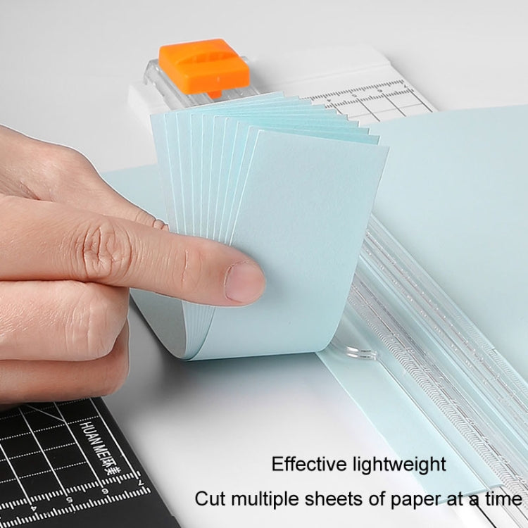 HUANMEI For A3 A4 A5 Paper Cutter With Pull-out Ruler DIY Small Portable Photo Die Cutting Machine(Black)