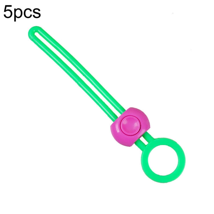 5pcs Sealing Tape Clip Kitchen Food Freshness Multipurpose Sealer(Green)
