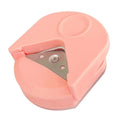Round Corner Trimmer Chamferer Cardstock Photo PVC Card Corner Cutter(Pink)