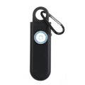 Women Personal Anti-pervert Alarm Outdoor LED Flashing Light Alarm(Black)