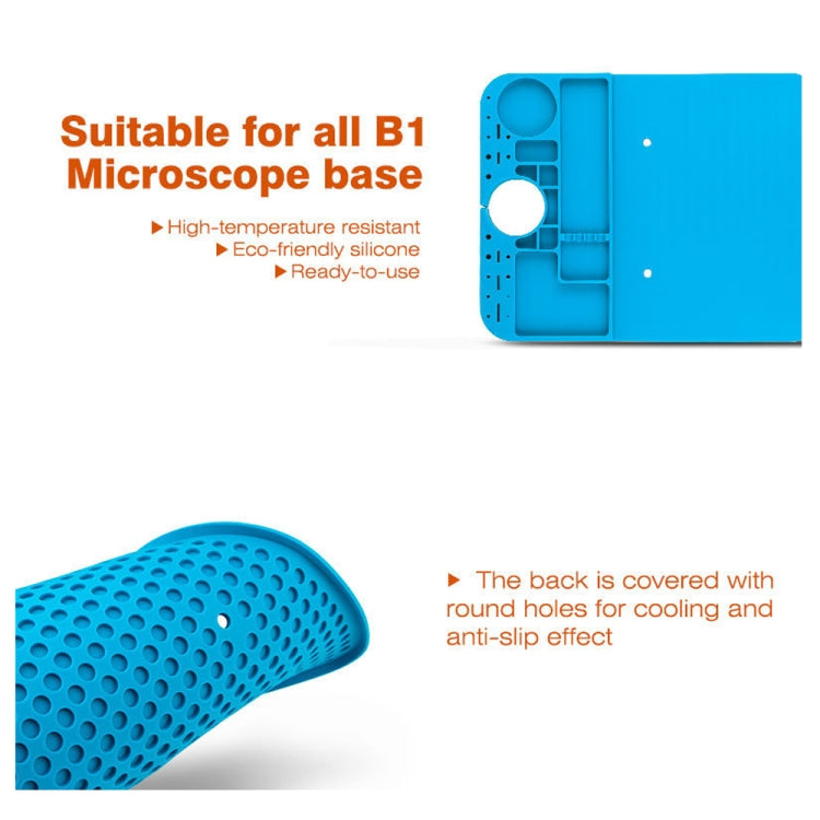 20x26cm Mobile Phone Repair Microscope Silicone Insulation Work Mat