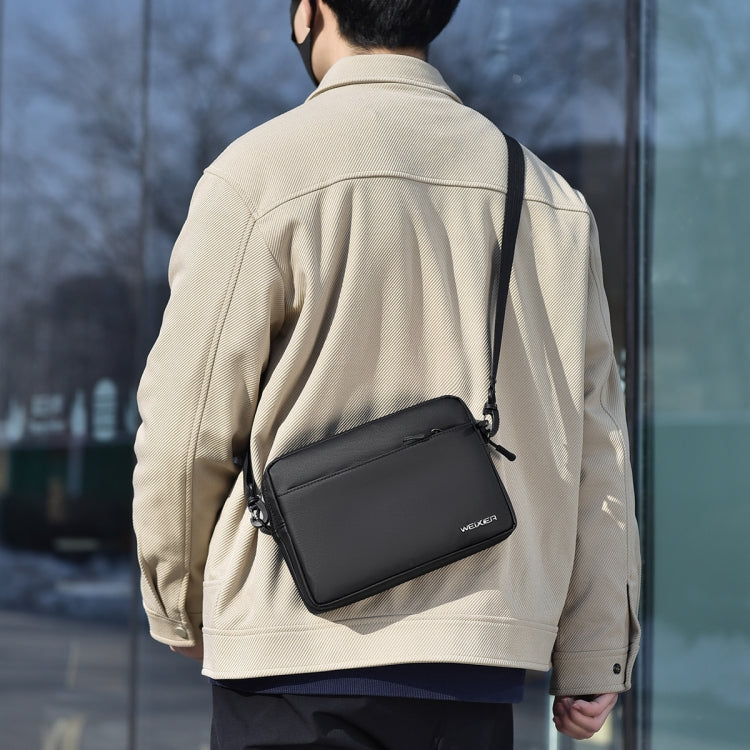 WEIXIER W128 Men Messenger Bag Outdoor Multifunctional Waterproof Wear-Resistant Shoulder Bag(Green)