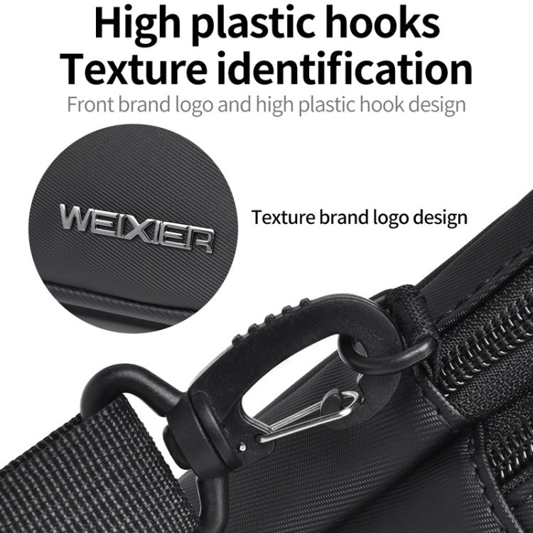 WEIXIER W128 Men Messenger Bag Outdoor Multifunctional Waterproof Wear-Resistant Shoulder Bag(Green)