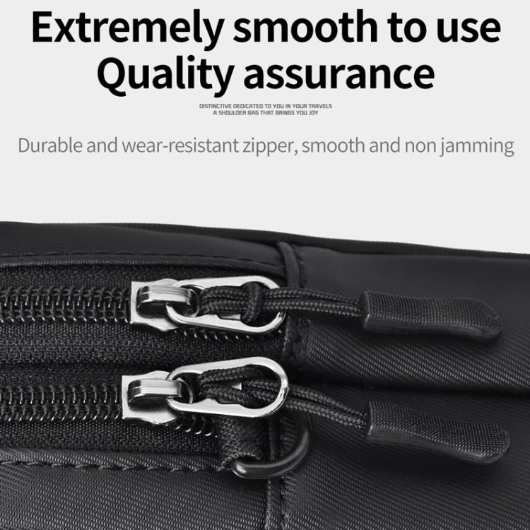 WEIXIER W128 Men Messenger Bag Outdoor Multifunctional Waterproof Wear-Resistant Shoulder Bag(Grey)