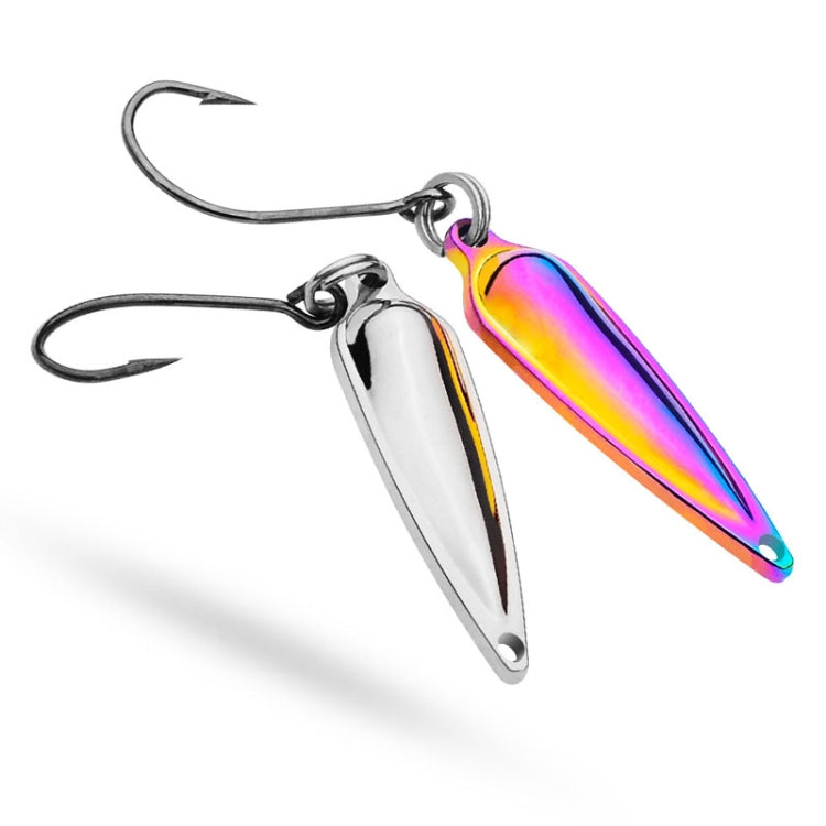 PROBEROS DW602 Long Casting Metal Sequins Lure Moth Sequins Warp Beak Fake Lure, Color: Color B(2.5g)