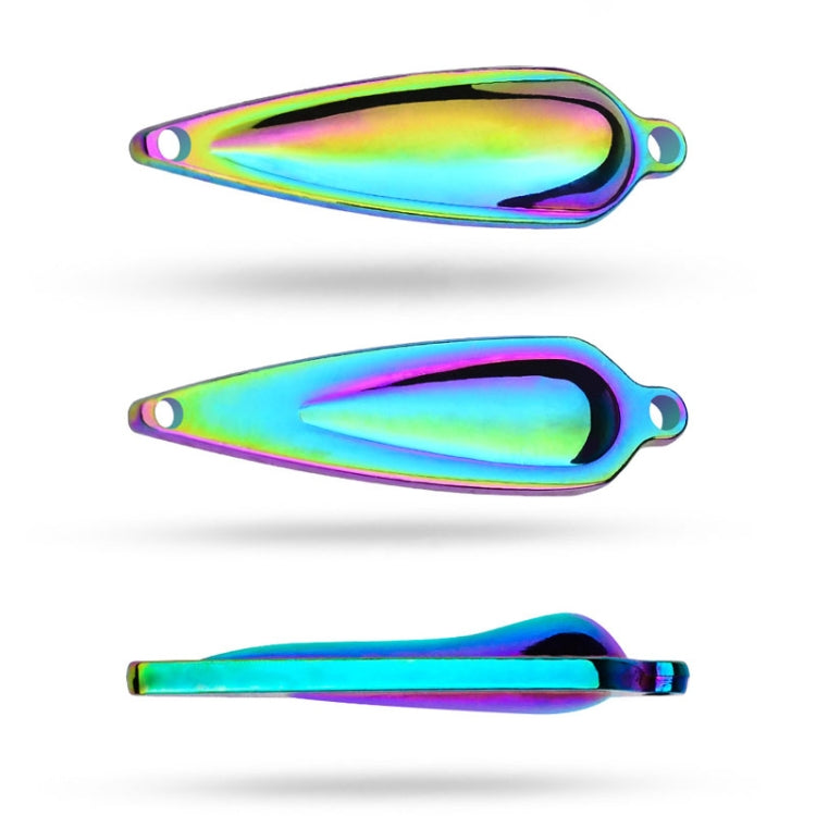 PROBEROS DW602 Long Casting Metal Sequins Lure Moth Sequins Warp Beak Fake Lure, Color: Color B(2.5g)