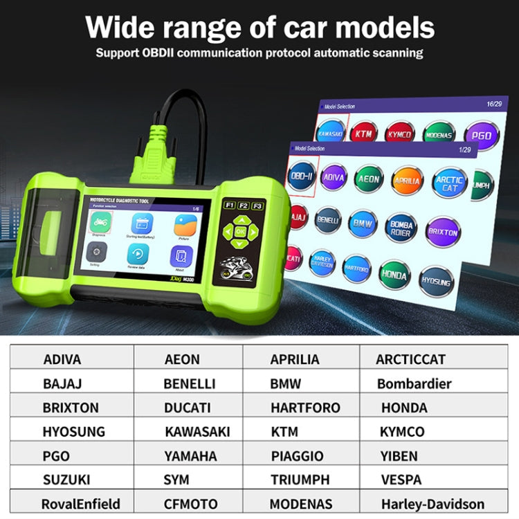 For Harley/Ducati/BMW JDiag Intelligent Heavy Duty Machine Tester