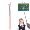 Retractable Teacher Pointer Extendable Finger Pointer Stick for School(Random Color)