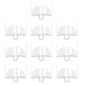 10pcs /Bag Recyclable Transparent Restaurant Mask Chef Anti-fog And Anti-Spittle Plastic Masks(opp Bag)