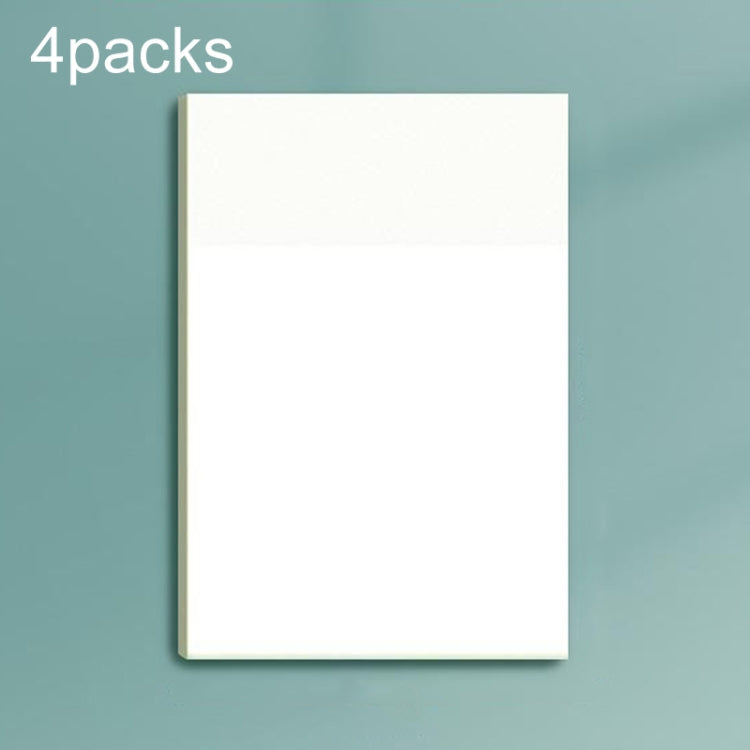 4packs Small Transparent Convenient Memo Stickers Student Notes Sticky Stickable Bookmarks
