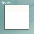 4packs Medium Transparent Convenient Memo Stickers Student Notes Sticky Stickable Bookmarks