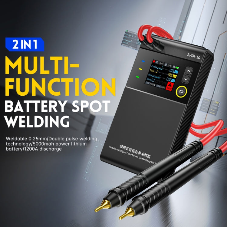 FNIRSI Small Handheld Portable Mobile Phone Lithium Battery Nickel Sheet Spot Welding Machine(SWM-10)