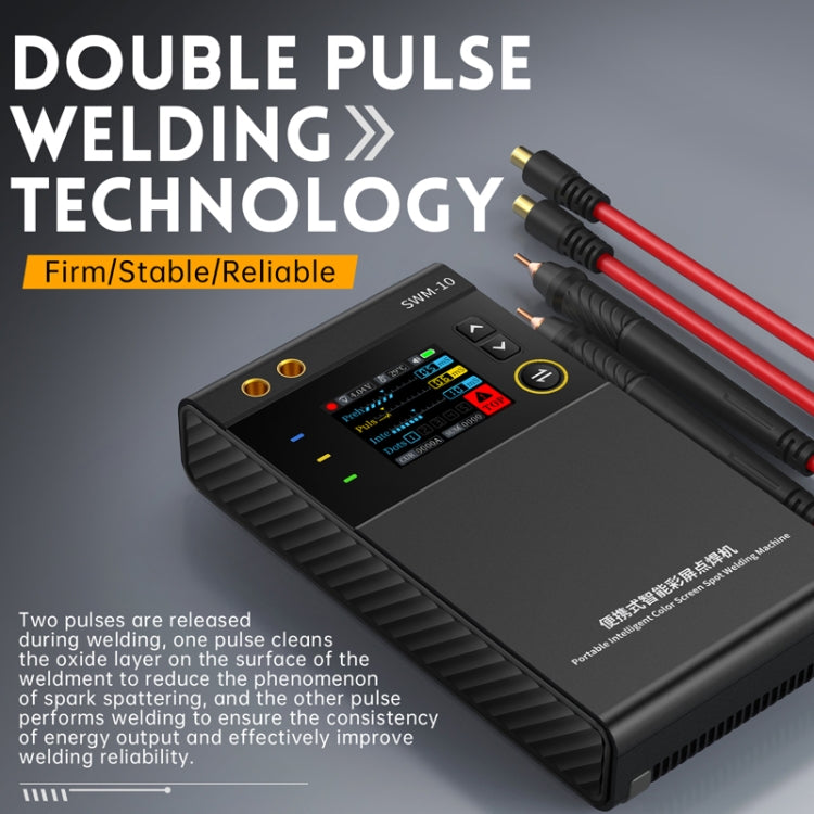 FNIRSI Small Handheld Portable Mobile Phone Lithium Battery Nickel Sheet Spot Welding Machine(SWM-10)