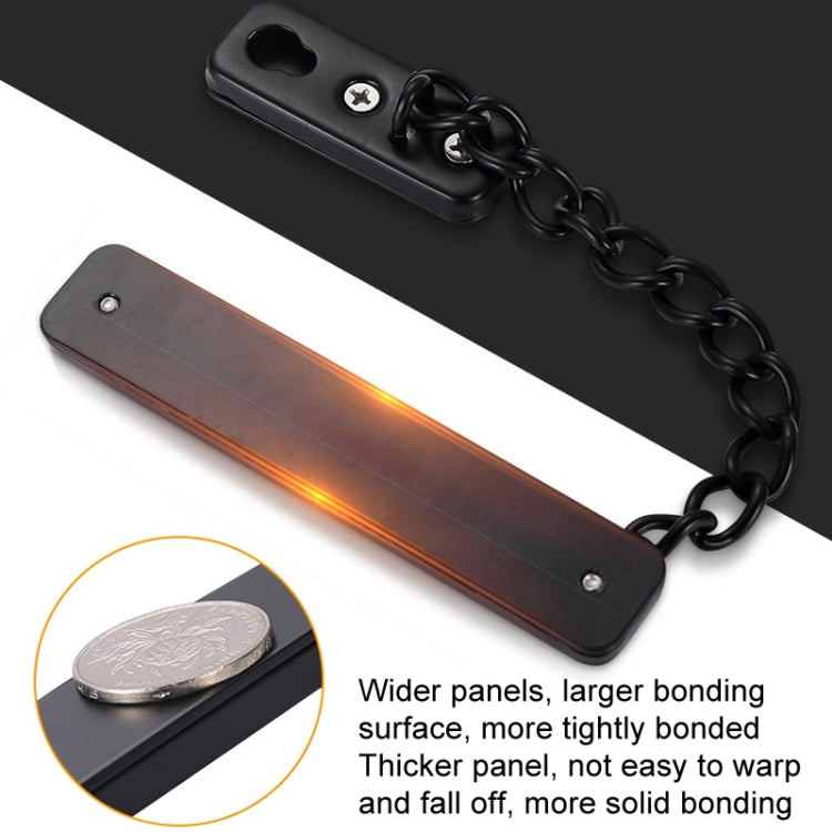 With Insurance Door Buckle Security Chain Anti-burglary Door Chain Latch Household Door Inside Reverse Lock Anti-burglary Buckle, Color: Red Bronze