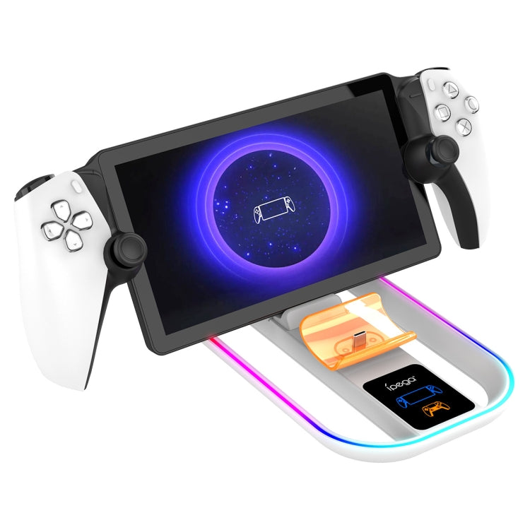 For SONY PlayStation Portal iPega Controller & Game Console Charger with RGB Light