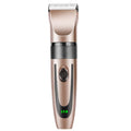 Rechargeable Hair Clipper Pet Shaver(Gold Black Pattern)