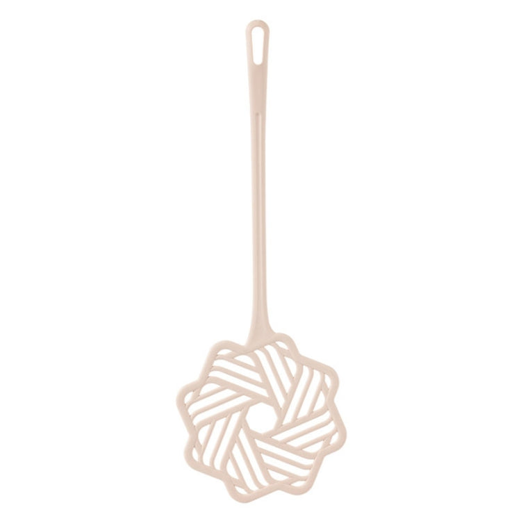 Quilt Cleaning Duvet Fluffing Pat Plastic Quilt Pat Faux Rattan Household Quilt Mite Dusting Duster(Coffee Pink)